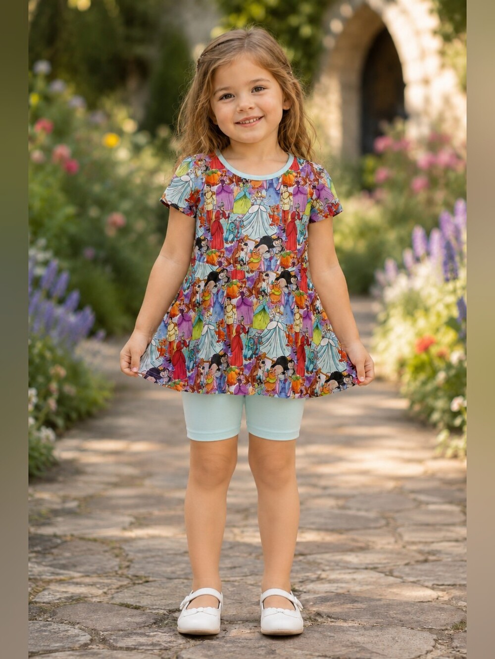 Joyful Kids Bamboo Cinderella Peplum Girls Size 4T NIB